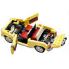 960PCS Technical Fiat 500 Building Blocks 10271 Classic Yellow Car Model Creator Assemble Vehicle Bricks Toys For Boys Kids Gift