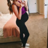f23a23ad08a48548 Elastic High Waist Legg Skinny Maternity Clothes For pregnant Women Belly Support Knitted Leggins Body Shaper Trousers