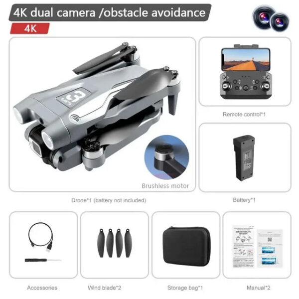 For xiaomi Z908 Pro Max Drone Brushless Motor 8K GPS Professional Dual HD Aerial Photography FPV Obstacle Avoidance Quadrotor