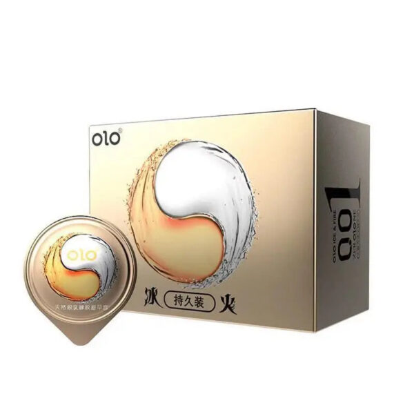 f264bffee22ed4db Delay Ejaculation Condom For Men Ice Fire Sensitive 0.001 Ultra Thin Latex Rubber Condoms Mens Penis Sleeve adults Sexulaes Toys