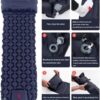 f2935f7bffc70a3f Coziya Matelas, Portable Waterproof Sleeping Pad, Ultralight Inflatable Camping Mattress, Built-in Pillow and Anti-Slip Design, for Camping, Travel, Home, Office (Navy Blue)