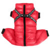 Winter Clothes Super Warm Pet Dog Jacket Coat With Harness Waterproof Puppy Clothing Hoodies For Small Medium Dogs Outfit