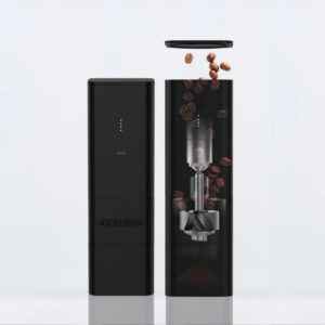 f2aee813f957cd26 FEMOBOOK A2 USB electric grinder portable rechargeable grinder with 7core burr Magnetic attraction design 4000mah battery