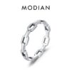 f2b0091f25ba3f37 MODIAN 925 Sterling Silver Daily Retro Lock Eternity Bands Rings Vintage Stackable Party Fine Jewelry For Women Accessories