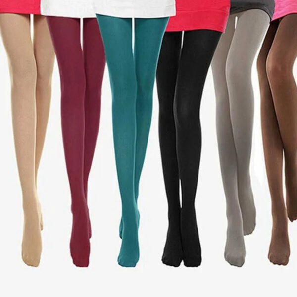 f2c097dbd70b6873 Spring and autumn candy color 120d womens medium thick anti hook silk veet pantyhose White Dance backing stockings