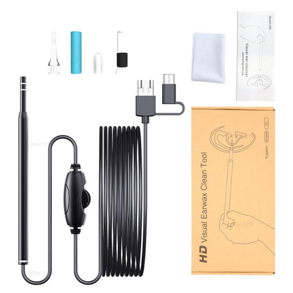 Smart Visual Medico Otoscopio Cleaner Endoscope Earpick Camera Wax Remover Tool Picker Ear Stick beleza e saude
