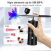 f2cc780b2b90c393 7.4v With Portable Air Brush Nails For Nail Art Paint Painting Crafts Airbrush Compressor