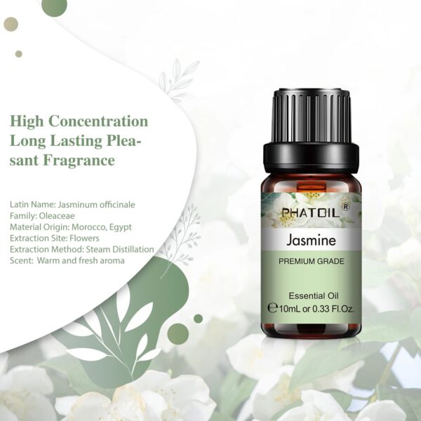 f2cfb011560a7771 PHATOIL 10ml Vanilla Eessential Oil for Aroma Candles Making Spa Massage Humidifier Sandalwood Black Pepper Ginger Tea Tree