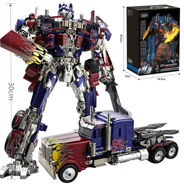 f2d0e3ab393b88c0 30CM Transformation Robot Toys Commander Optimus Alloy Robot Jetfire Autobots Figuras Model Kids Gift