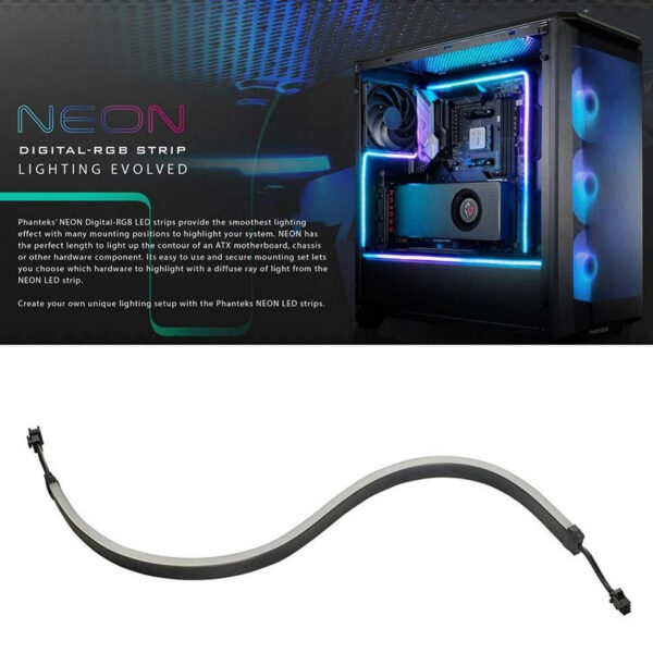 f2d1e4d934276a5f PHANTEKS M1 M5 Light for PC Chassis ARGB Neon Computer Case Decoration LED Strip Set 5V 3 PIN Flexible Lamp Tape