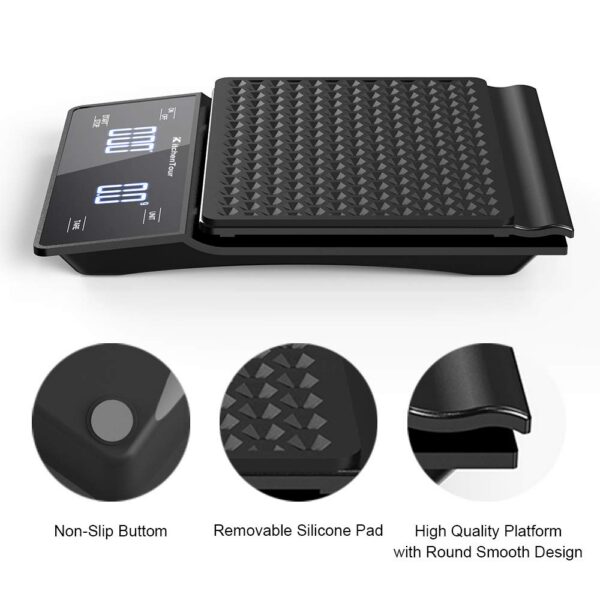 f2da9e8b1e7f3d10 Kitchen Tools Coffee with Timer Digital Multifunction Weighing 3kg/0.1g Pour Over Drip Espresso Scale LCD Display