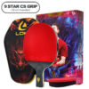 f2ffde73b14a2046 LOKI DRAGON Series Table Tennis Racket Professional Offensive Ping Pong Racket Paddle Bat 5 Wood 2 Carbon 6/7/8/9/10 Stars
