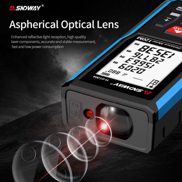 f3164e1f55bebad9 SNDWAY Laser Meter 50m 70m 100m 120m Rangefinder Digital Range Finder Trena Roulette Ruler Distance Measuring Tape