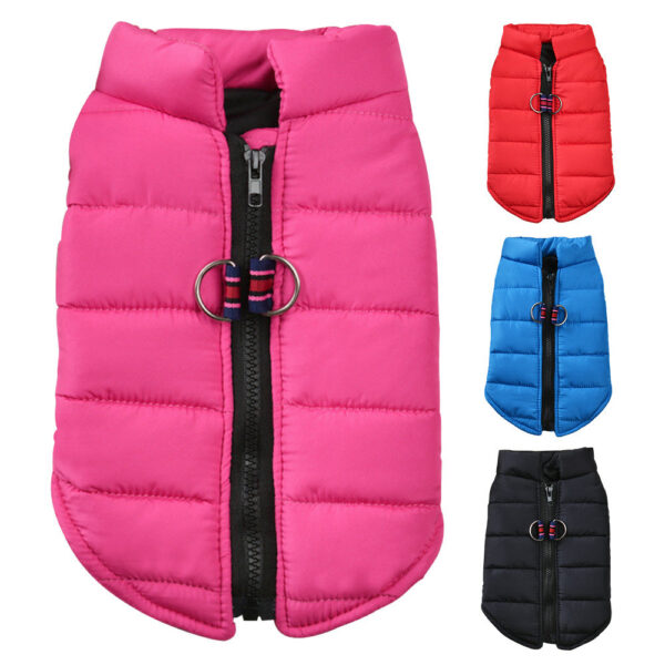 Warm Cotton Dog Vest Clothes Chihuahua Pet Clothing Autumn Winter Jacket Coat Outfit For Small Medium Dogs Cats Pug