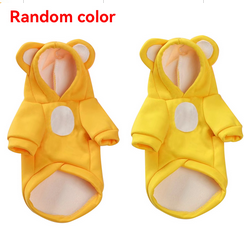 Winter Warm Clothes Cute Plush Coat Hoodies Pet Costume Jacket For Puppy Cat French Bulldog Chihuahua Small Dog Clothing