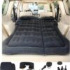 Inflatable SUV Air Mattress 3 in 1 Thickened Flocking Inflatable Car Camping Travel Air Mattress with 2 Pillows & Air Pump,Portable Car Sleeping Bed for SUV|MPV|Minivan