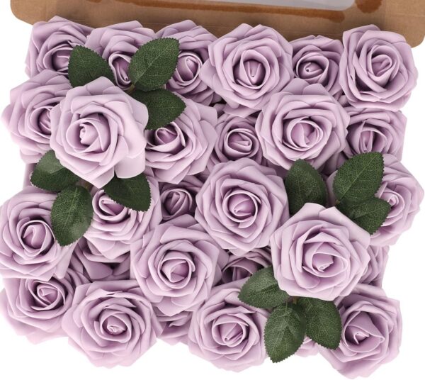 f332207d9631db31 MACTING 30PCS Artificial Glitter Flowers, Black Fake Roses with Stem for Valentines Day Tree Ornaments Party Wreath Home Spring Indoor Decorations