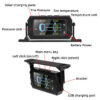 f3792bd2e3b34742 Car RV Truck TPMS Tire Pressure Monitoring System Wireless Solar with 6 External Sensors Digital LCD Alarm 0-8bar 0-15bar