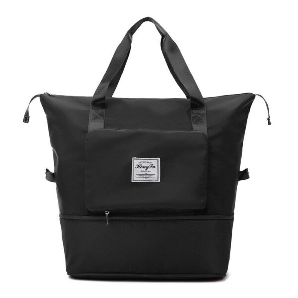 1PC Foldable Large Capacity Short Distance Travel Dry and Wet Separation Fiess Handbag Lage Bag