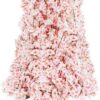 Sunm Boutique 8-Pack 47.2 Ft Artificial Cherry Blossom Garland Cherry Blossom Hanging Vine with 65.6 Ft Long 160 LED String Lights Silk Sakura Vines Garland for Wedding Party Home Decor, Pink