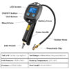 f3b65046607ff110 Digital Display Tire Pressure Gauge Auto Accessories High-precision Monitoring Inflation Gun Universal Car Tire Manometro