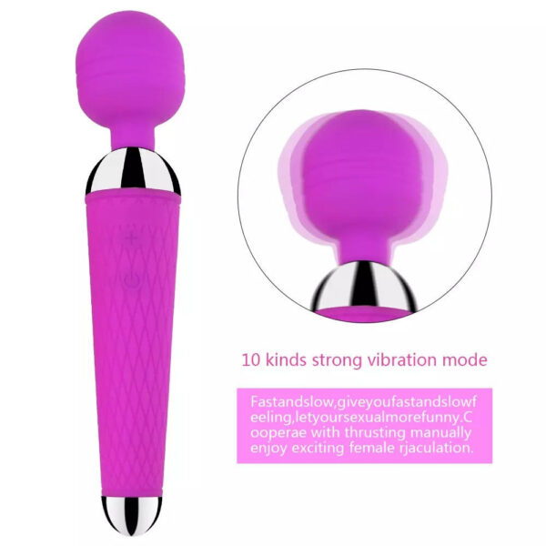 f3b6718c15c6df92 20 Speeds Powerful Vibrator AV Rod Magic-Wand Clitoris Stimulator Sex Toys for Women G Spot Massager Adult Female Erotic Product