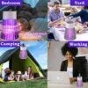 2023 Electric Shock Lamp USB Fly Zapper Insect Killer Repellent Bedroom Outdoor Anti Mosquito Trap