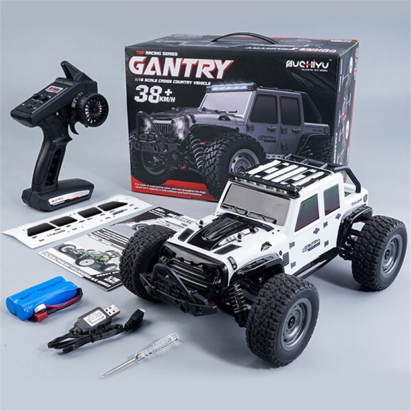 4WD RC Car With Led Lights 2.4G Radio Remote Cars By Off-Road Control Trucks Boys Toys for Children 1:16 50Km/h