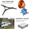 Lixada Camping Heater Portable Lightweight Gas-Heater Stainless Steel Camp Gas Heater for Outdoor Winter Warmth Tent Backpacking Picnic Hiking Traveling BBQ