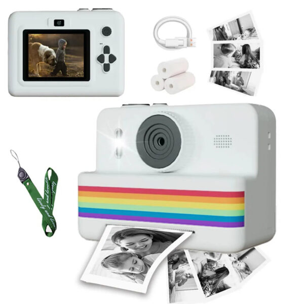 f4083171b519e9b6 Digital Children Camera For Photography Mini Printer Portable Thermal Instant Print Photo Kids Camera 2.8inch HD Video Toy Gifts