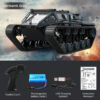 f40e8fb9f6b813a8 JJRC C8812 LED Light Full Scale Tracked Tank Simulation Model Toy RC Car Model Drift Remote Control Off-Road Vehicle Boy Gift