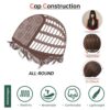 Black Long Straight for Women Natural Hair Synthetic Wigs Daily Cosplay Heat Resistant