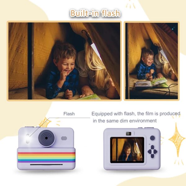 f42590c5058c0779 Digital Children Camera For Photography Mini Printer Portable Thermal Instant Print Photo Kids Camera 2.8inch HD Video Toy Gifts