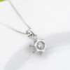 f42aec6e68008e73 1CT Moissanite Pendant For Women Simulated Diamond Necklace S Sterling Sier Jewelry Girl Valentine's Day party Gift