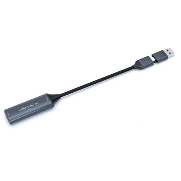 2.0 Video Capture Card HDMI-compatible to USB Type-c Game Grabber Record for Switch Xbox PS4/5 Live Broadcast
