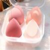 f432badda0ff0d2a 4PCS Eggs Set Seamless Smudging More Hygienic Prevents Bacteria Buildup Create A Flawless Makeup Look Beauty Egg Case