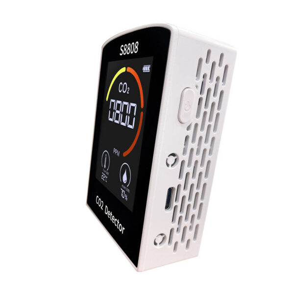 New Real time Carbon Dioxide Detector Greenhouse Warehouse Air Quality Temperature Humidity Monitor CO2 Sensor