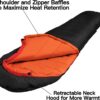 f4475688204a22be Bessport Mummy Sleeping Bag | 15-45 ℉ Extreme 3-4 Season Sleeping Bag for Adults Cold Weather– Warm and Washable, for Hiking Traveling & Outdoor Activities