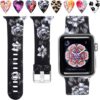 Laffav Compatible with Apple Watch Band 41mm 40mm 38mm iWatch Series 9 & Ultra 2 & SE & Ultra & Series 8/7/6/5/4/3/2/1 for Women Men, Colorful Jellyfish, M/L