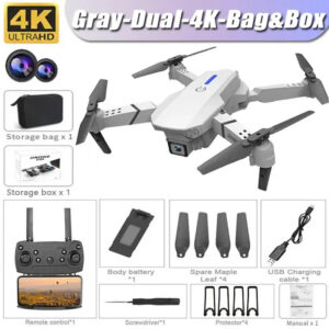 f4548feff5838e47 New E88Pro Drone 4K Professinal With 1080P Wide Angle Dual HD Camera Foldable RC Helicopter WIFI FPV Height Hold Apron Sell