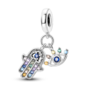 f46155729032144a MULA 1PC Sier Plated Dangle Charms Lipstick Plane Insect Pendants Fit Original Bracelet Beads DIY Fashion Jewelry