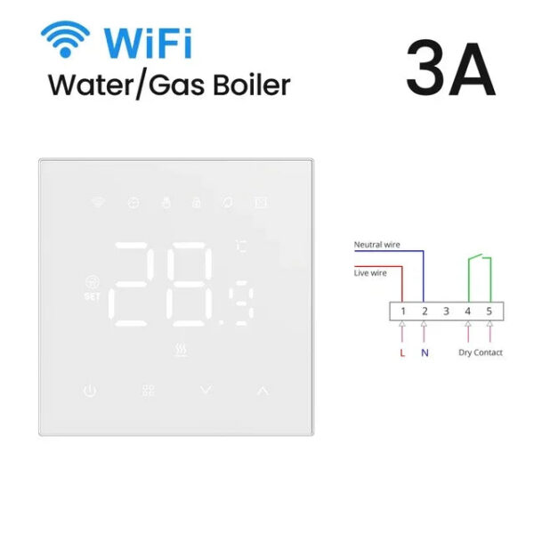 f46b5ec2f4d8934a AVATTO Tuya WiFi Smart Thermostat Underfloor Heating System for Gas Boiler Electric Heating Work with Alexa Google Home