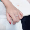 f4763369d04c722c Brand Promise Ring Set Real 100% Sterling Sier Diamond Engagement Wedding Band Rings for Women finger jewelry