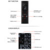 40M/60M Smart Laser Rangefinder Digital Mini Distance Measuring Meter Portable USB Charging Electronic Space Measurement Device