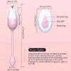 Heating Kegel Ball Wireless Remote Control Vibrating Egg Clitoris Stimulator Vaginal Massage Ball Vibrators Sex Toys for Woman