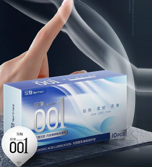 OLO ULTRA THIN CONDOM 0.01 Feeling Penis Sleeve Hyaluronic Acids Rubber latex Ejaculation Delay dotted Condoms intimate sex toy