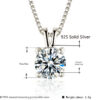 f48846cb41820951 100% Original Sterling Sier Lovely Animal Rabbit Necklace Solitaire 2 Carat Lab Diamond Pendant Jewelry