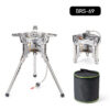 f4ab83350a79af65 BRS-69 High Power 4360W Outdoor Adjustable Height Foldable Gas Burner Camping Picnic Windproof Stove Cooking Accessory