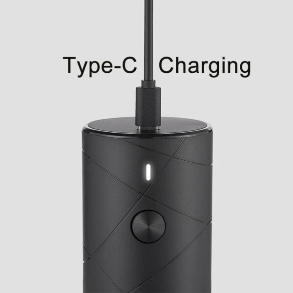 f4c70ce284d1305a 2024 NEW Huohou Electric Grinder Pepper Seasonings Spices Grain Mill Salt Shaker LED Light 6 Modes Kitchen Cooking Tool 2pcs Set