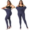 f4d35ac7b030c63c MANZI Women's 2 Pairs Control Top Pantyhose High Waist Plus Size Tights Ultra-Soft